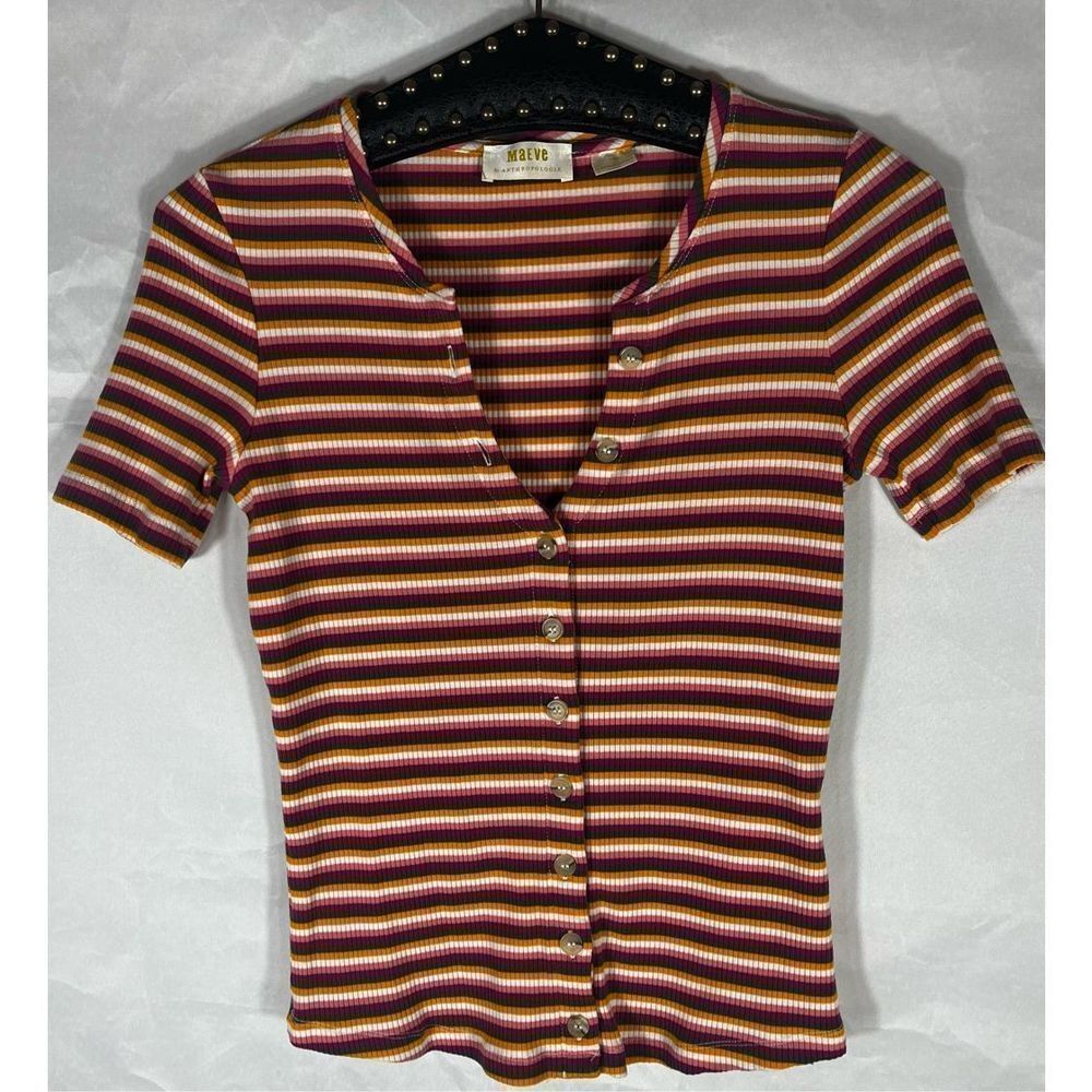 Maeve Anthropologie striped shirt